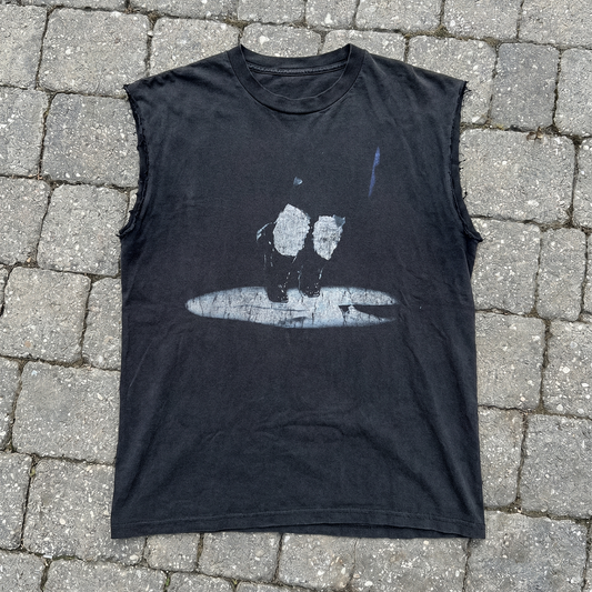 T-shirt vintage Michael Jackson « History World Tour » 1994, noir délavé, coupe courte, rare